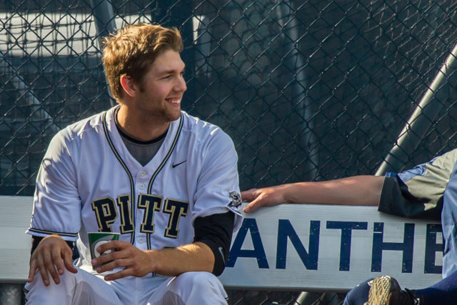 Pittsburgh, PA - May 19, 2016: The Pitt Panthers baseball team hosts the Duke Blue Devils in an ACC contest at Charles L. Cost Field in Pittsburgh. - Credit: Jeffrey Gamza/Pitt Athletics