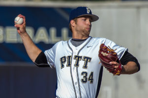 Pittsburgh, PA - May 19, 2016: The Pitt Panthers baseball team hosts the Duke Blue Devils in an ACC contest at Charles L. Cost Field in Pittsburgh. - Credit: Jeffrey Gamza/Pitt Athletics