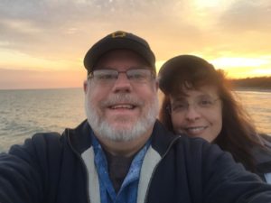 Tom Leturgey and Marion Shipton are getting married later this month at PNC Park's Mazeroski Statue. Photo credit: Tom Leturgey