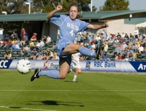 Meghan Klingenberg continued her soccer career at the University of North Carolina (Photo: UNC Athletics)