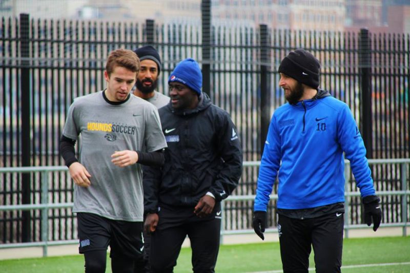 Riverhounds defeat Pitt men’s soccer team, 3-1