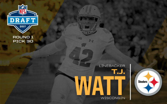 Say Watt? Steelers take T.J. Watt in first round of NFL Draft