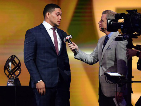 James Conner awarded Disney Spirit Award