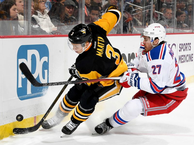 Seven Penguins score in Tuesday night rout of Rangers