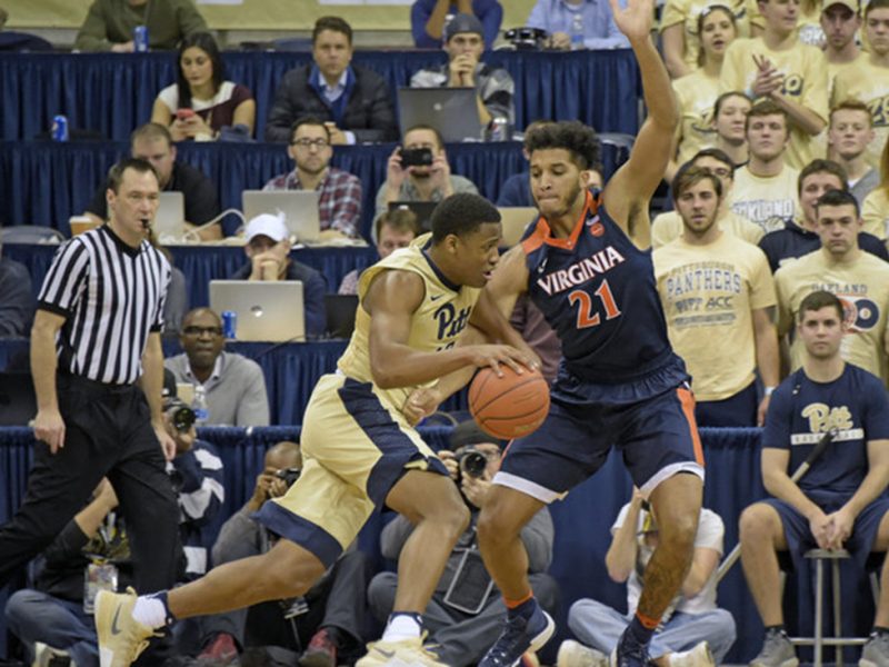 Pitt men’s basketball loses regular season finale to Virginia