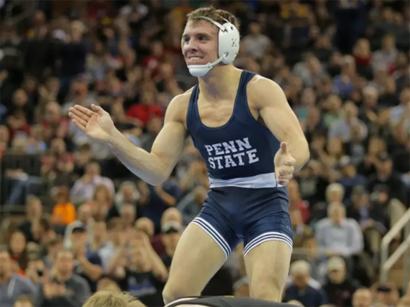 No. 1 Penn State wrestling captures outright Big Ten dual meet championship
