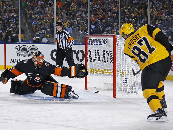 Penguins outlast Flyers, weather concerns at Heinz Field for Stadium Series win